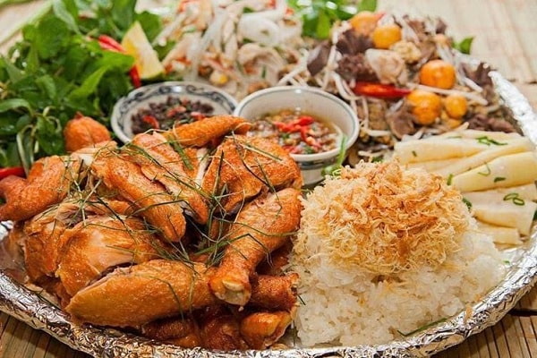 hoc-cach-lam-xoi-ga-len-mam học cách làm xôi gà lên mâm