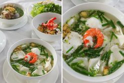 thành phẩm học viên nấu hủ tiếu cá hải sản